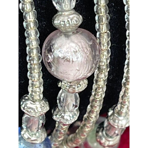Vecchia Murano Venice Italy Glass Bead Memory Coil Bracelet Gift Bag Certificate - Picture 3 of 15